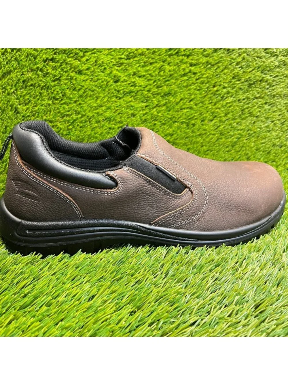 Avenger Foreman Mens Size 13 Brown Black Leather Composite Toe Safety Work Shoes